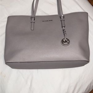 Grey Michael Kors Work Bag
